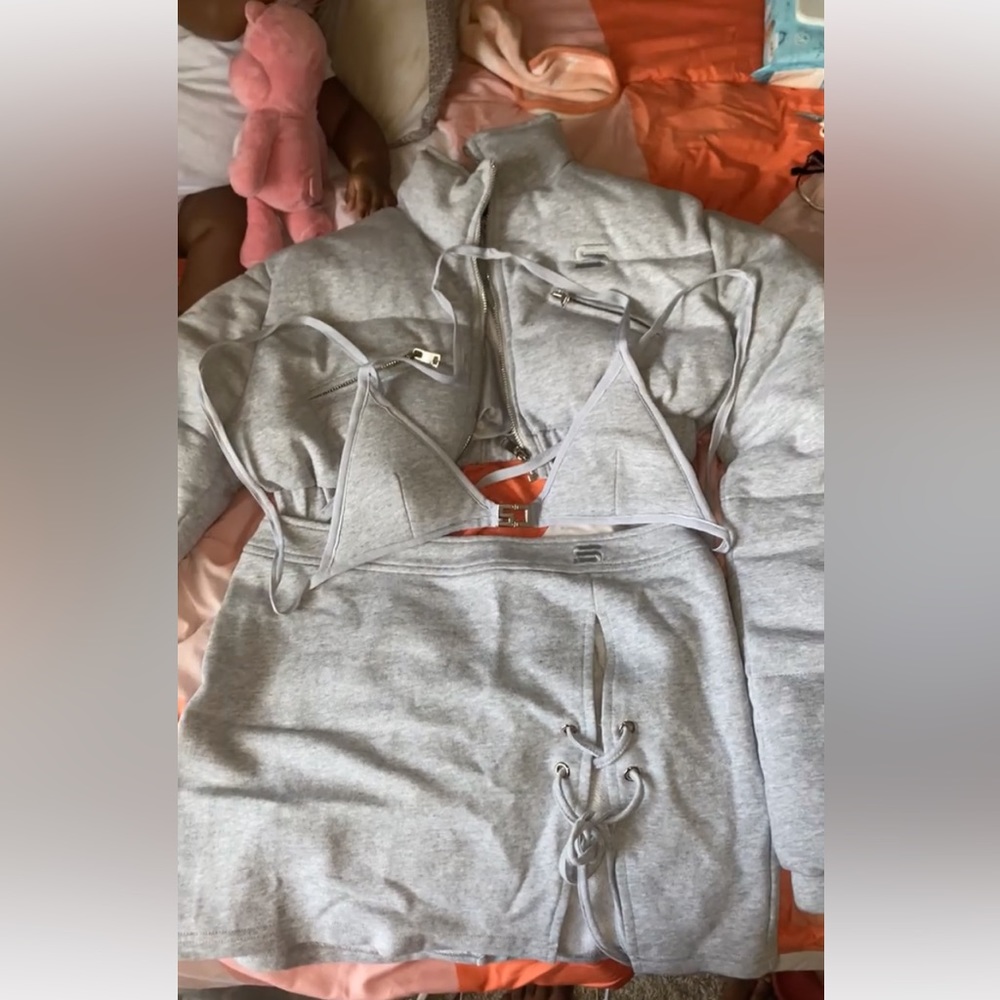 Gray Medium Shane Justin 3 piece set